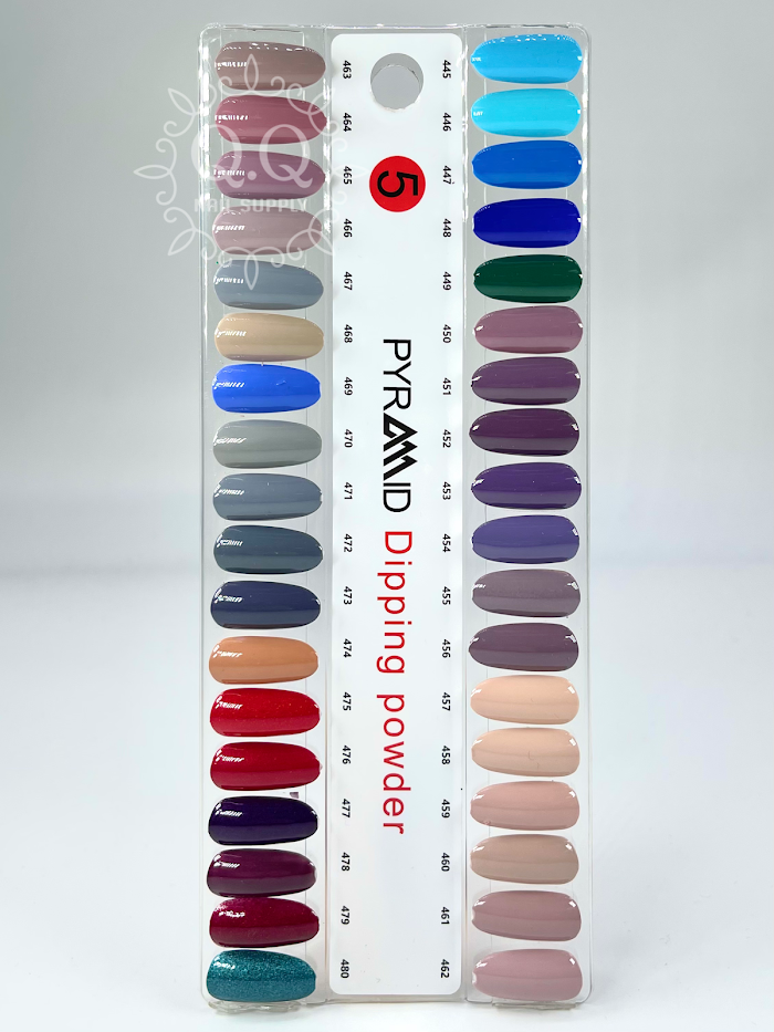 Pyramid Color Chart Set 5 Qq Nail Supply