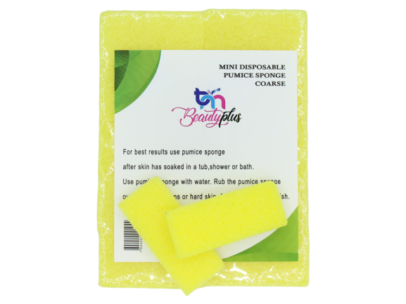 TNM Beauty Plus Mini Yellow Pumice Sponge Case (400pcs)