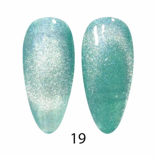 DC 9D Unicorn Cat Eye - 19 Aqua Freckles