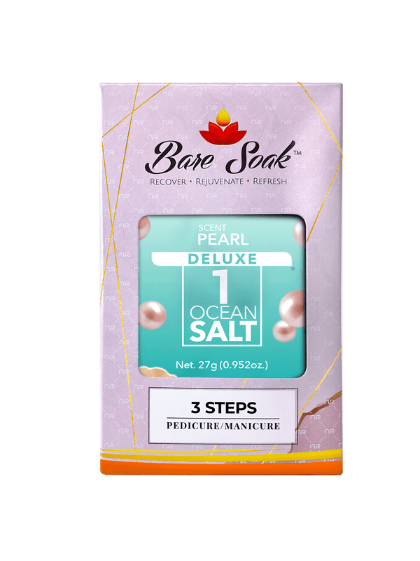 NuRevolution Bare Soak Deluxe Pedicure 3 Step - Pearl (Case 95pk)