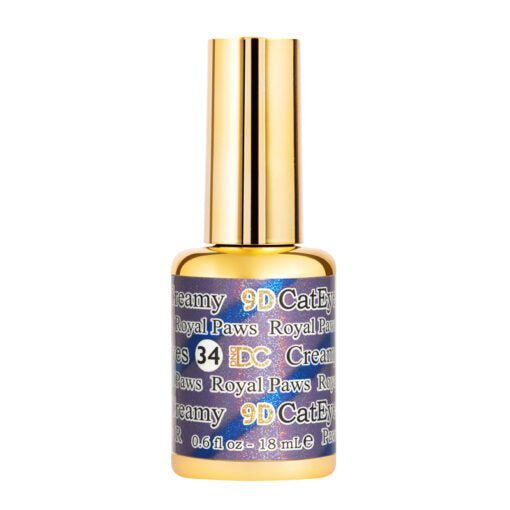 DC 9D Creamy Cat Eye Gel - 34 Royal Paws