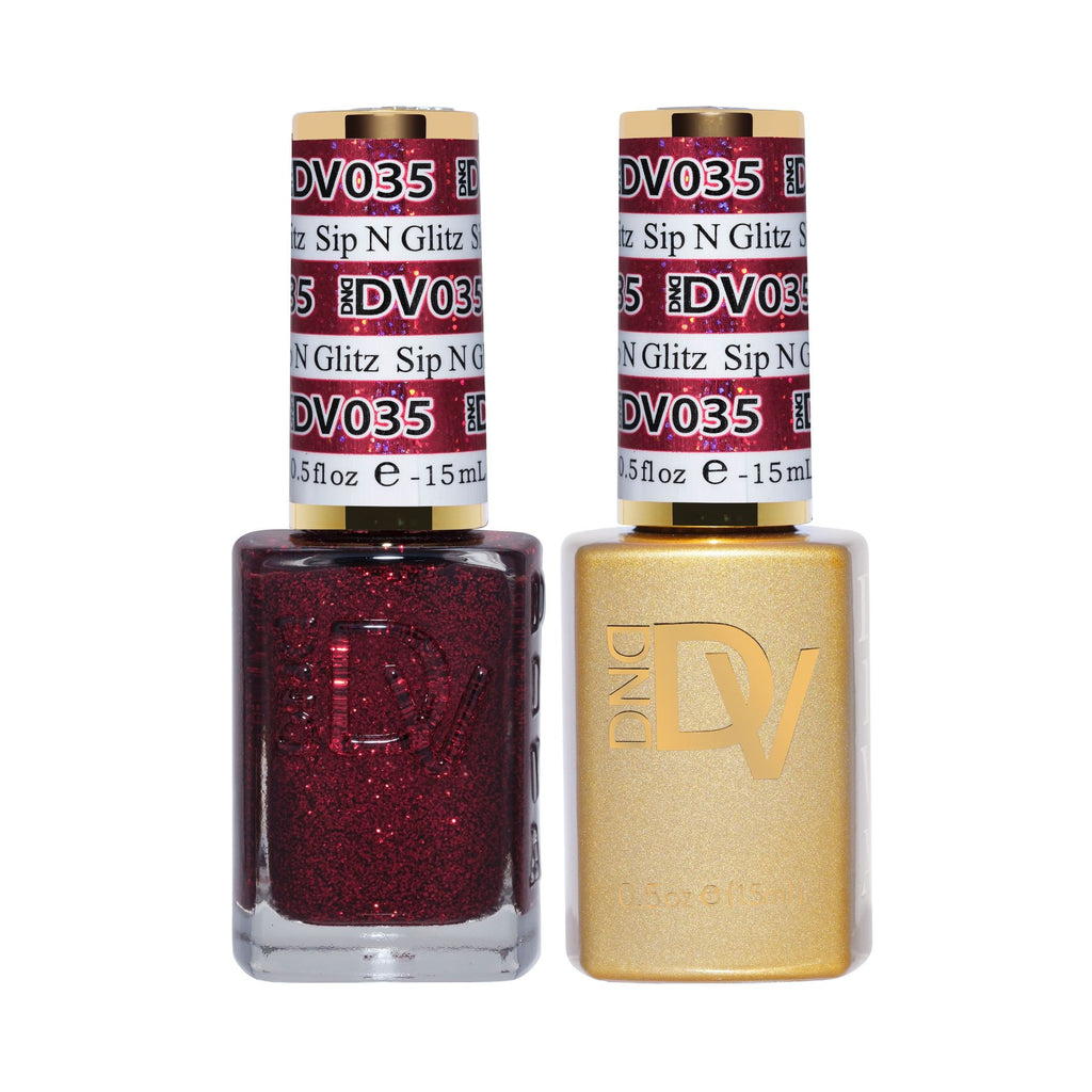 DND Diva Gel Duo 035 - Sip N' Glitz