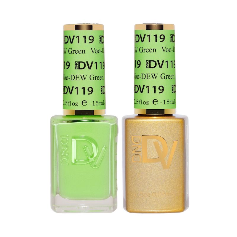 DND Diva Gel Duo 119 - Voo-DEW Green