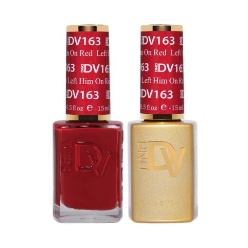 DND Diva Gel Duo 163 - Left Him On Red