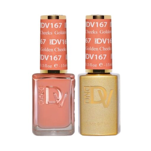 DND Diva Gel Duo 167 - Golden Cheeks