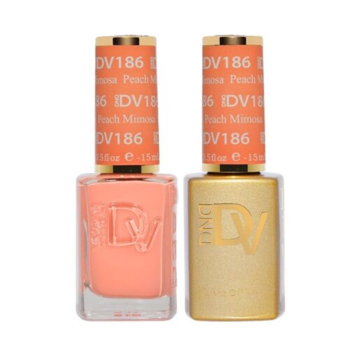 DND Diva Gel Duo 186 - Peach Mimosa