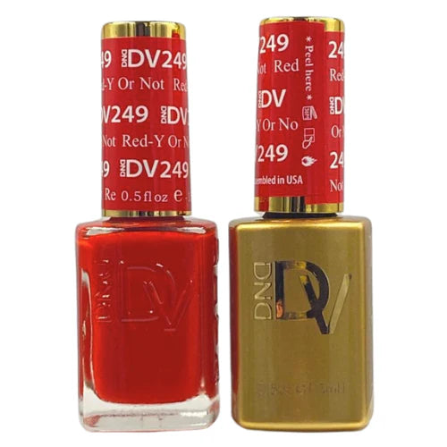 DND Diva Gel Duo 249 - Red-y Or Not'