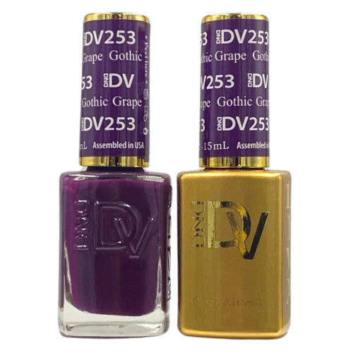 DND Diva Gel Duo 253 - Gothic Grape