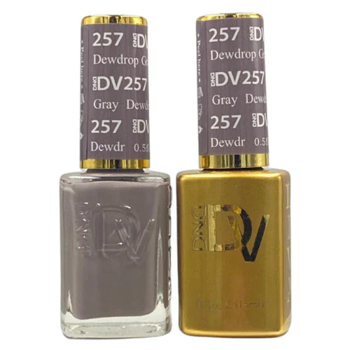 DND Diva Gel Duo 257 - Dewdrop Gray