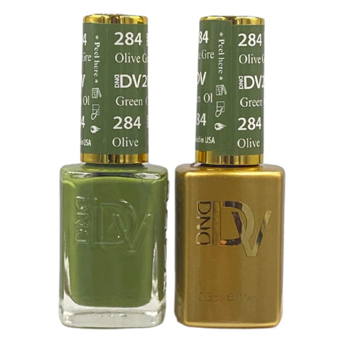 DND Diva Gel Duo 284 - Olive Green