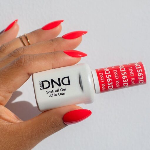 DND Gel Duo 563 - DND Red