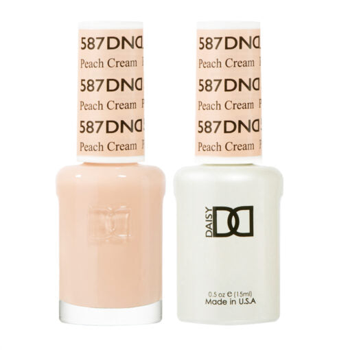 DND Gel Duo 587 - Peach Cream