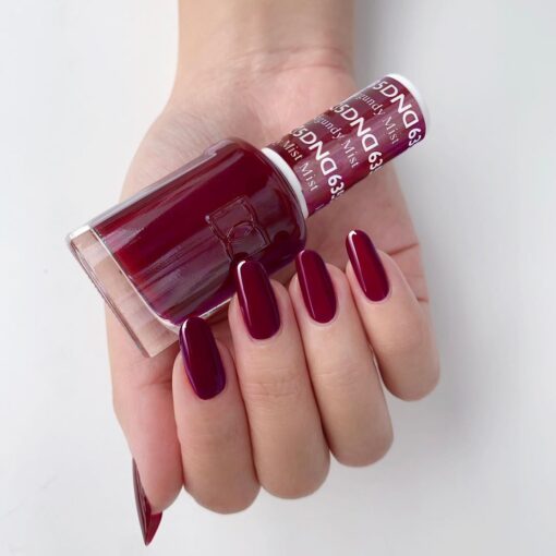 DND Gel Duo 635 - Burgundy Mist