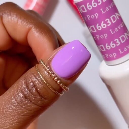 DND Gel Duo 663 - Lavender Pop 