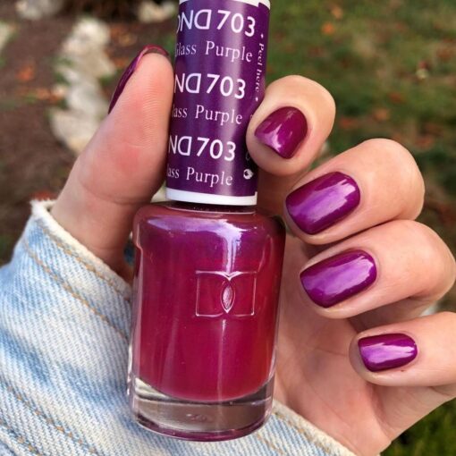 DND Gel Duo 703 - Purple Glass