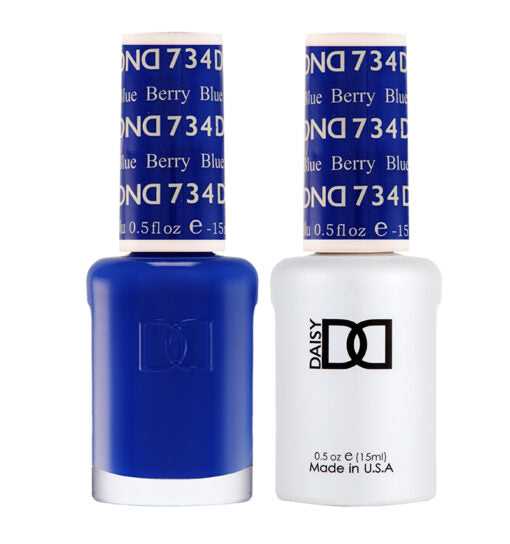 DND Gel Duo 734 - Berry Blue