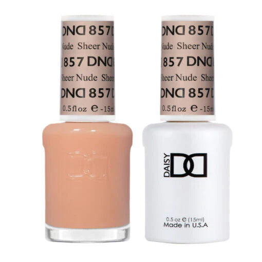 DND Gel Duo 857 - Sheer Nude