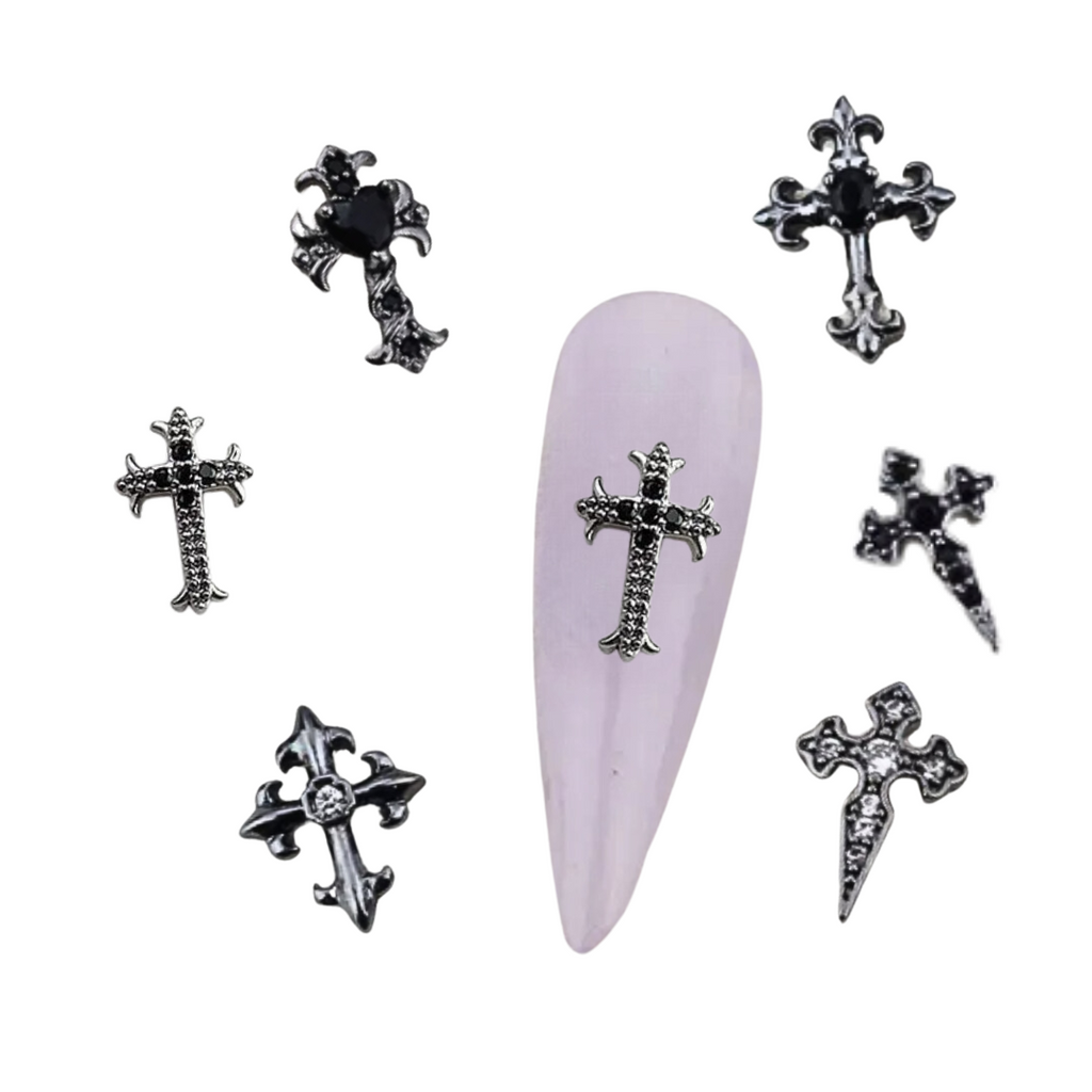 Variety nail charms cross