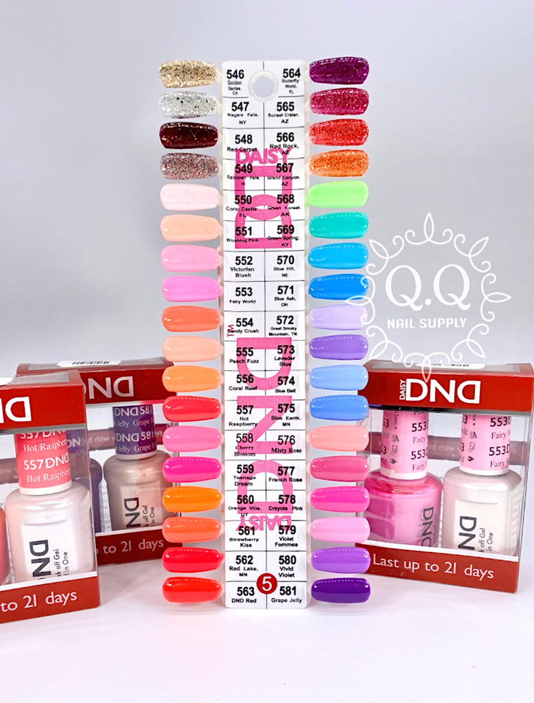 DND WHOLE GEL DUO SET 5 COLECTION (36 COLORS)