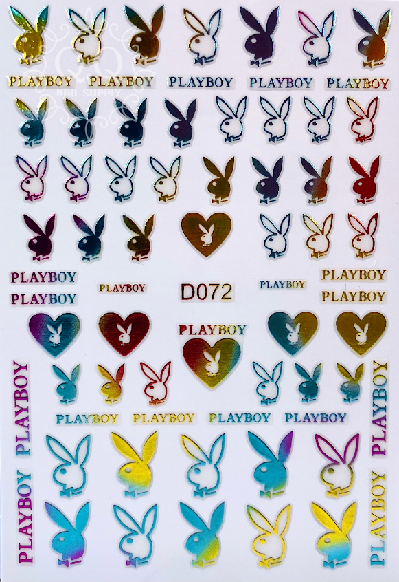 Playboy Bunny Sticker Decal Black 3 
