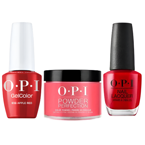 OPI Trio N25 - Big Apple Red