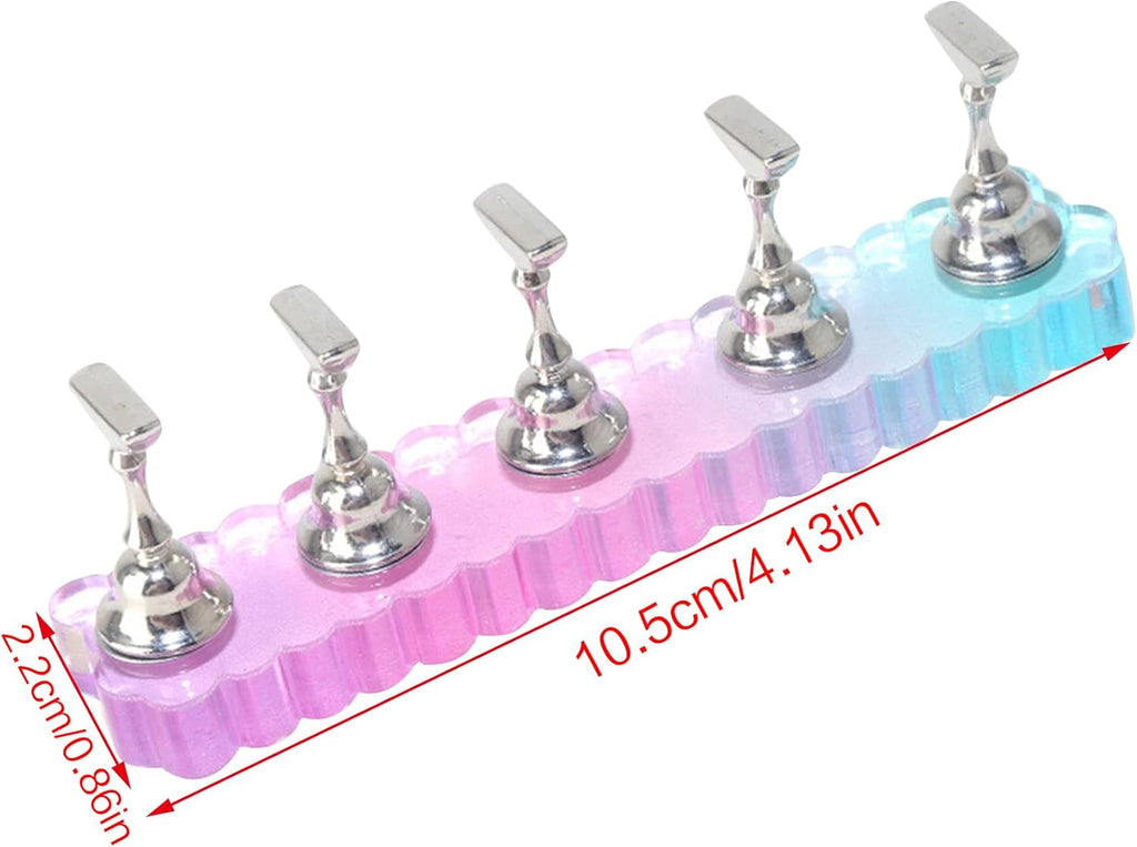 Press On Tip Holder Silver