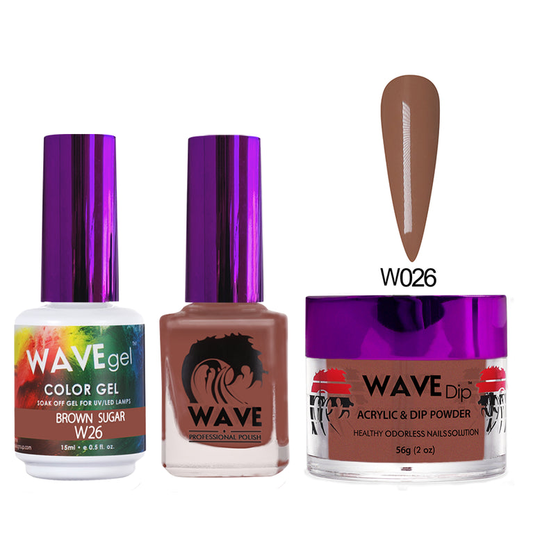 Wave Gel Simplicity Trio - #026 Brown Sugar