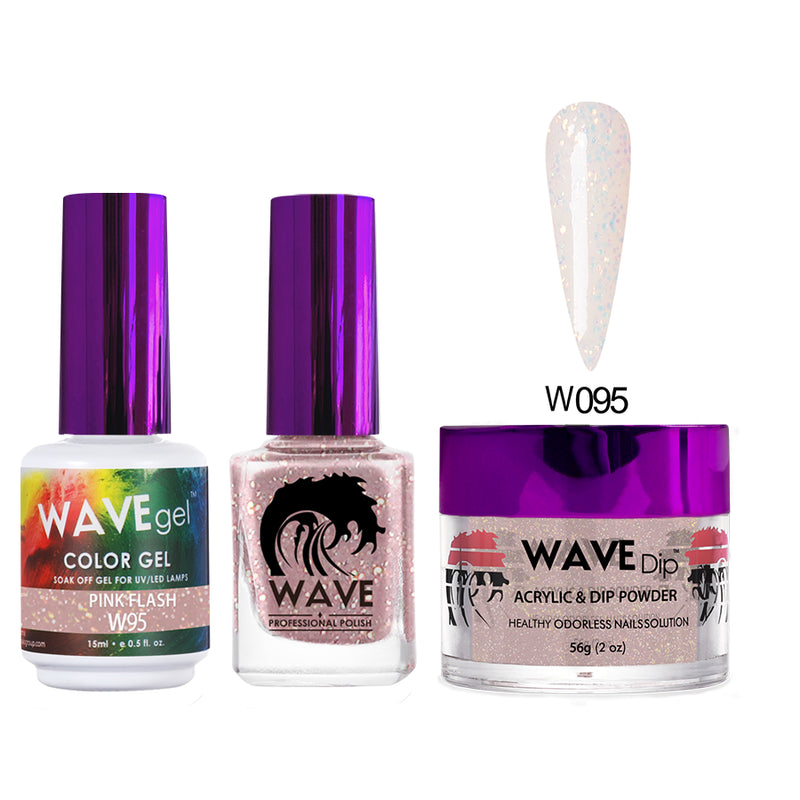 Wave Gel Simplicity Trio - #095 Pink Flash (Silver Flash)