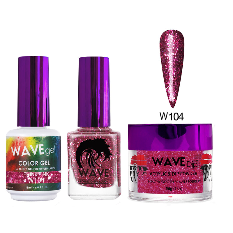 Wave Gel Simplicity Trio - #104 Think Pink