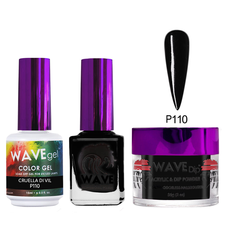 Wave Gel Simplicity Trio - #110 Cruella-De-Vil (Super Black)