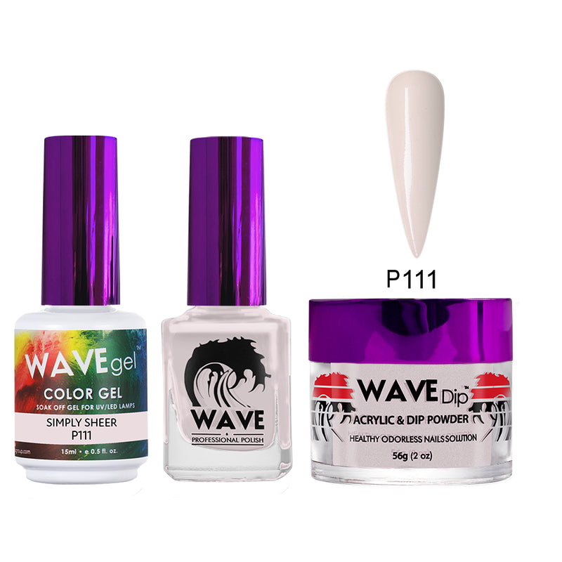 Wave Gel Simplicity Trio - #111 Simply Sheer