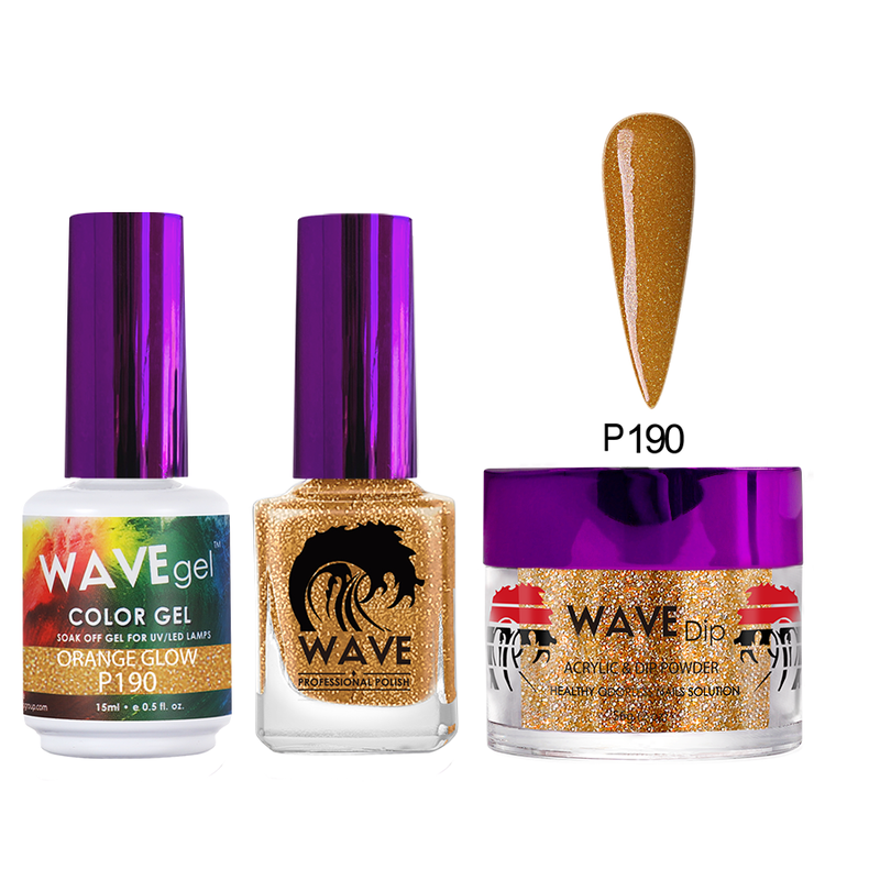 Wave Gel Simplicity Trio - #190 Orange Glow