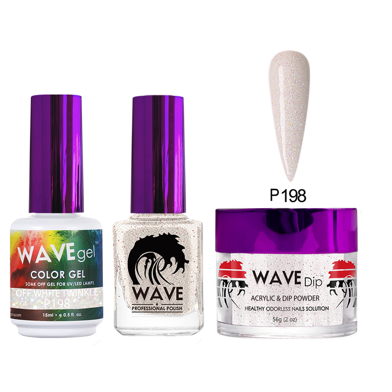 Wave Gel Simplicity Trio - #198 Off White Twinkle