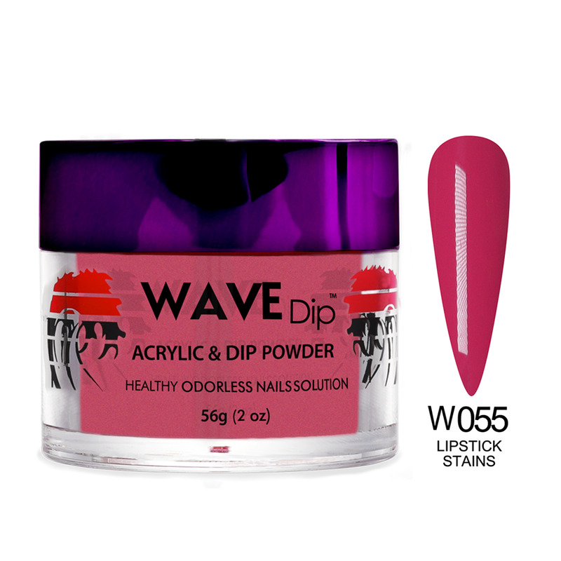 Wave Dip/Acrylic Powder - 055 Lipstick Stains