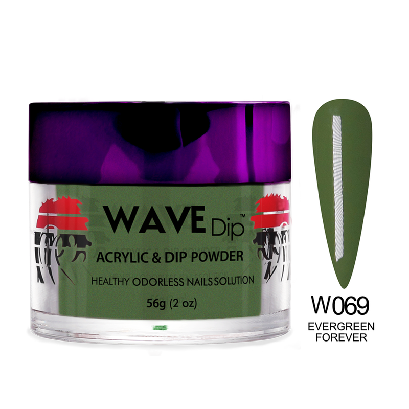 Wave Dip/Acrylic Powder - 069 Evergreen Forever