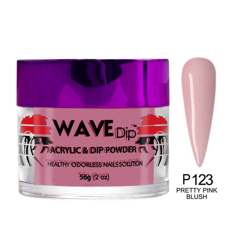 Wave Dip/Acrylic Powder - 123 Pretty Pink Blush