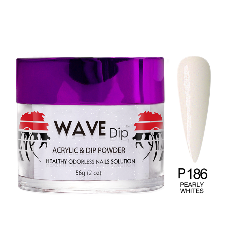 Wave Dip/Acrylic Powder - 186 Pearly Whites