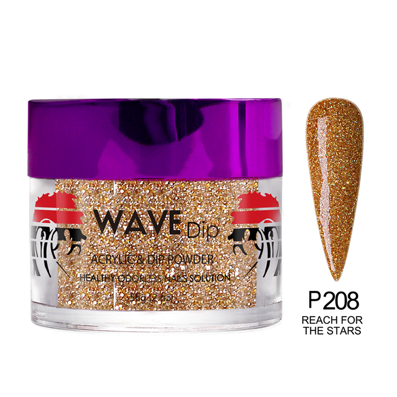 Wave Dip/Acrylic Powder - 208 Reach For The Stars