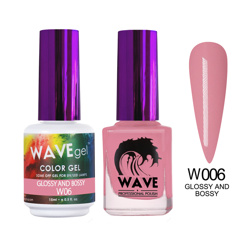 Wave Simplicity Gel Duo - 006 Glossy and Bossy