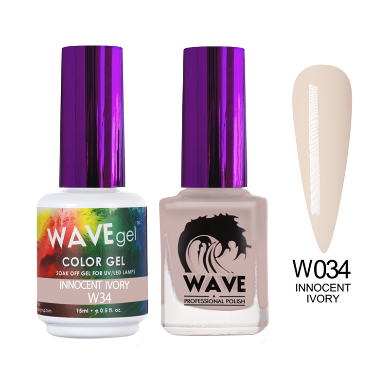 Wave Simplicity Gel Duo - 034 Innocent Ivory