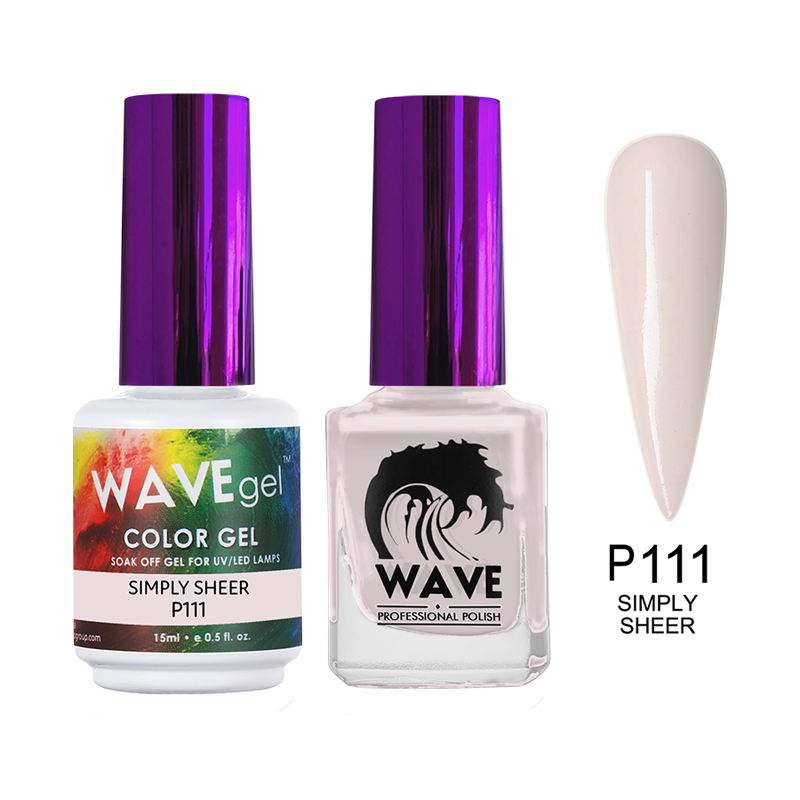 Wave Simplicity Gel Duo - 111 Simply Sheer