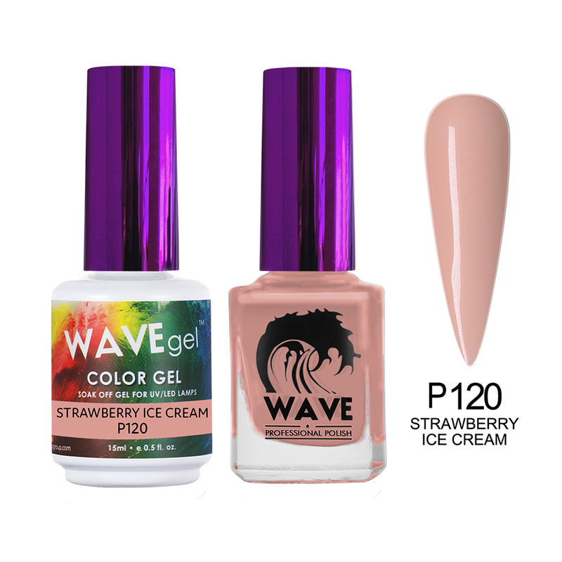 Wave Simplicity Gel Duo - 120 Strawberry Ice Cream