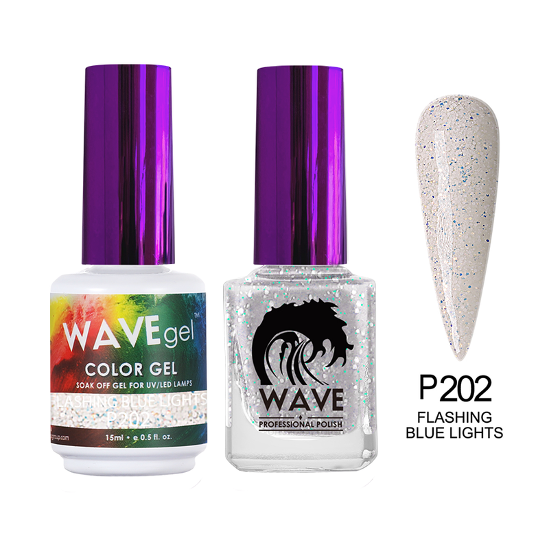 Wave Simplicity Gel Duo - 202 Flashing Blue Lights