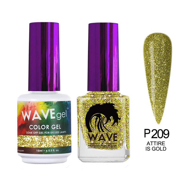 Wave Simplicity Gel Duo - 209 Attire Is Gold