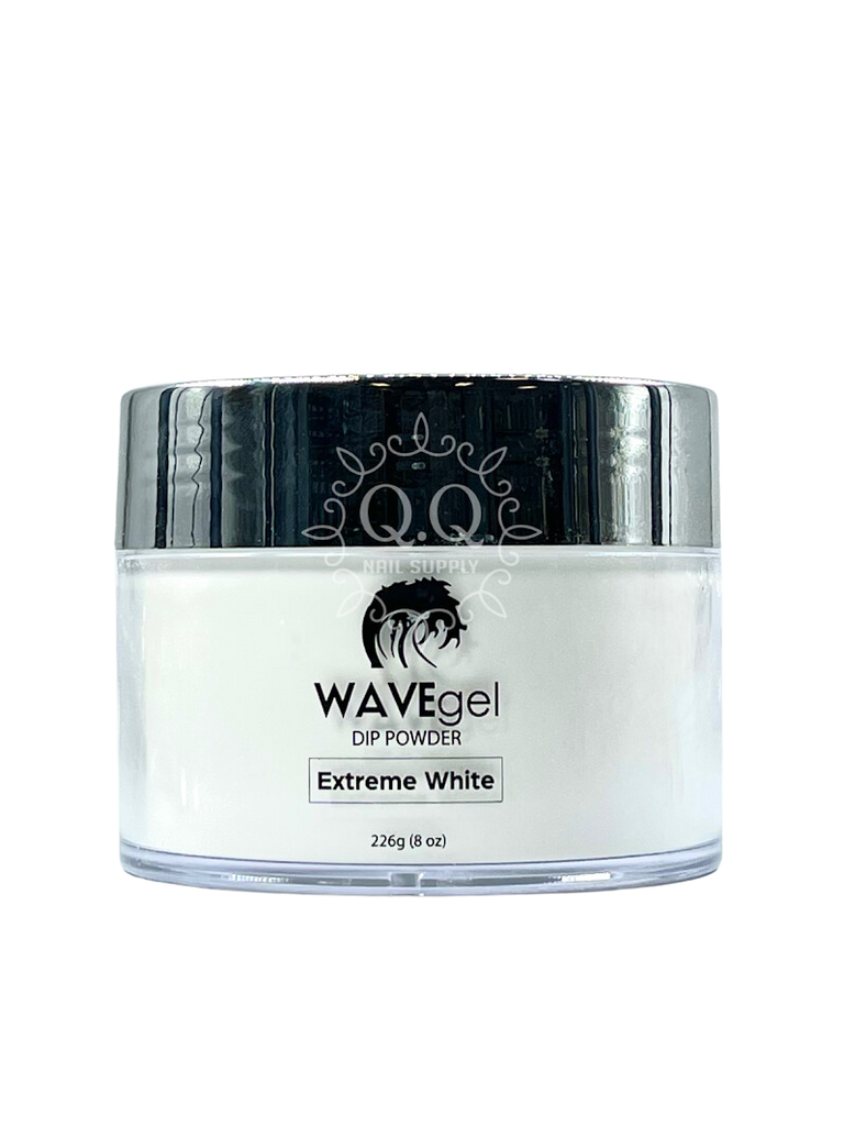 Wave Gel Dip/Acrylic Powder Refill - Extreme White (8oz)