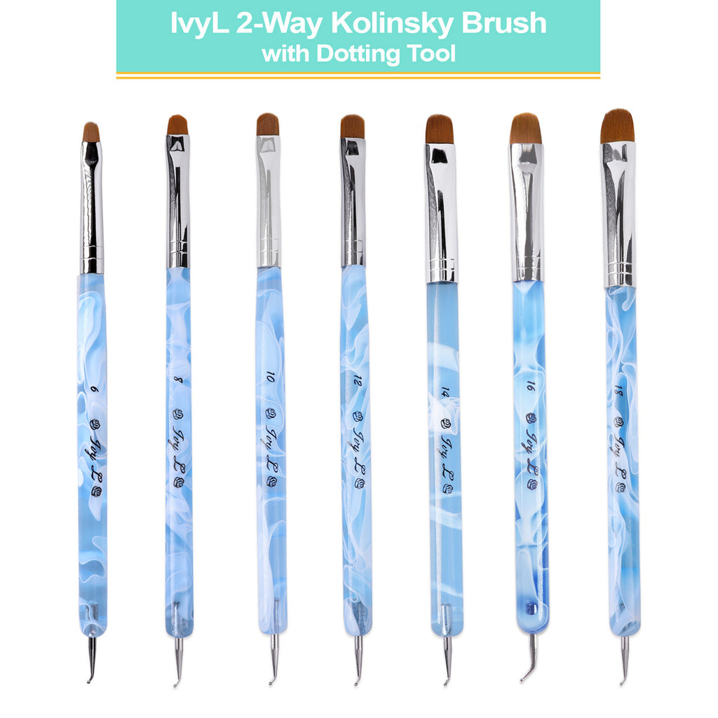 777 Acrylic Kolinsky Brushes – QQ Nail Supply