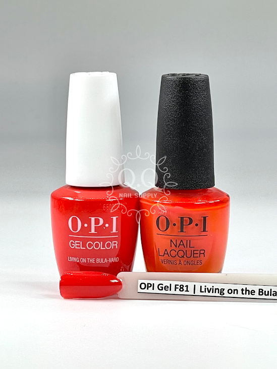 OPI Duo F81 - Living on the Bula-vard