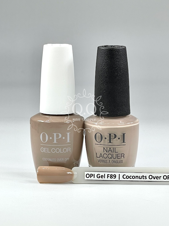 OPI Duo F89 - Coconuts Over OPI